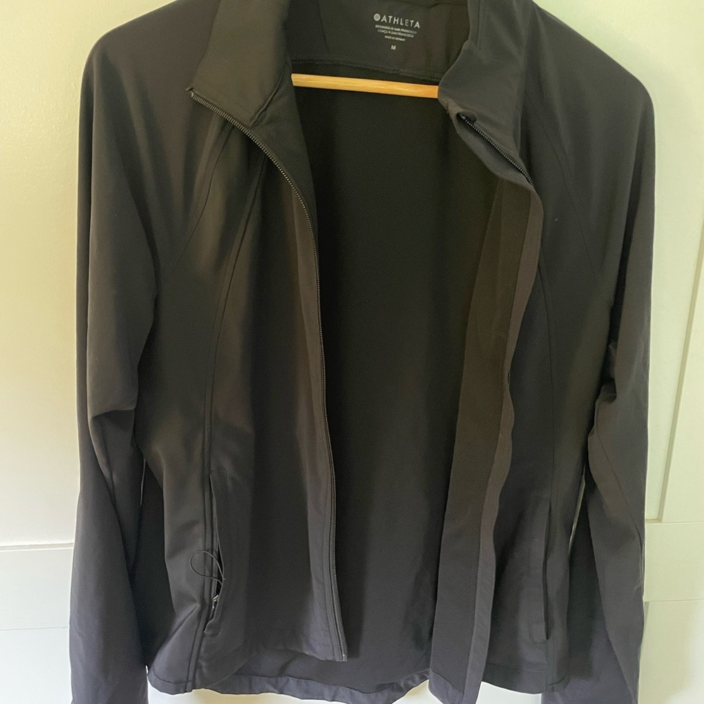 Athleta Women's Black Track Jacket